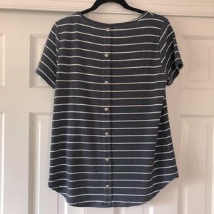 “Daisee” Button Back Detail Knit Top